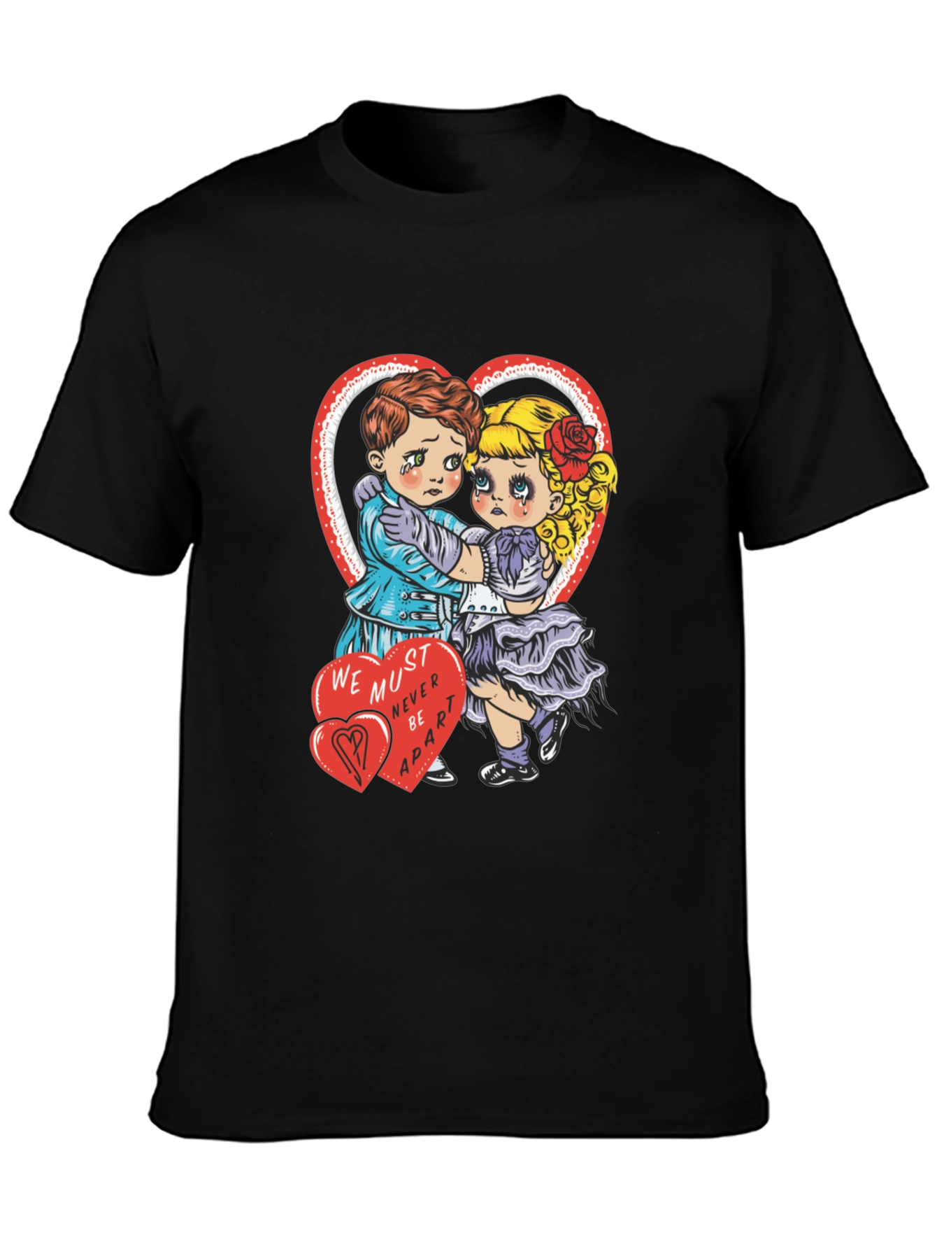 Sad Lovers Graphic Tee - Heart Valentines