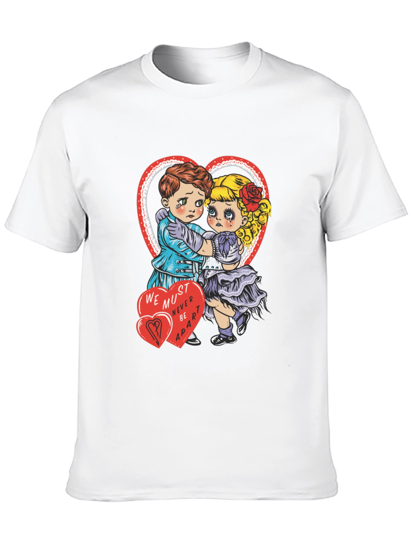 Sad Lovers Graphic Tee - Heart Valentines