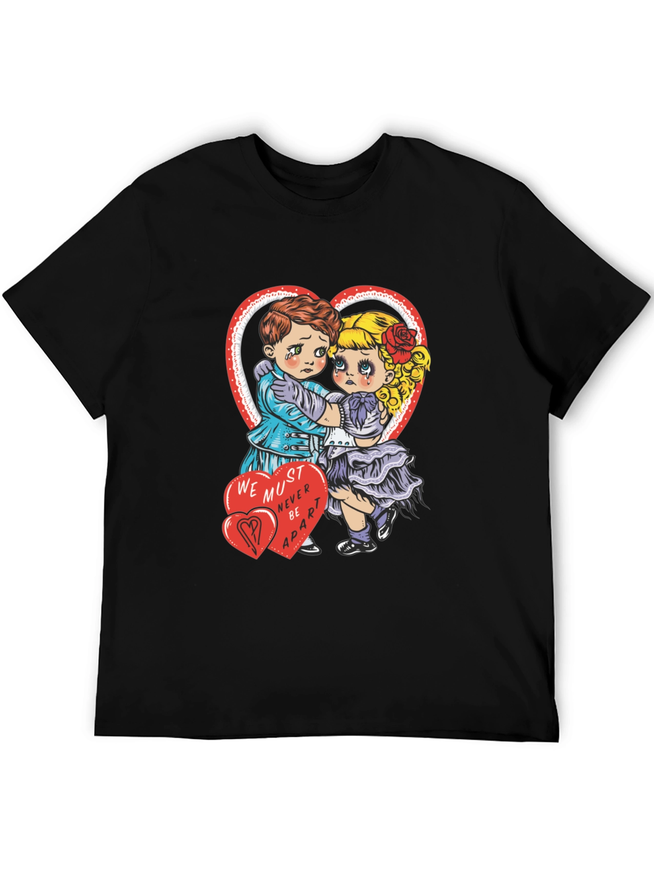 Sad Lovers Graphic Tee - Heart Valentines