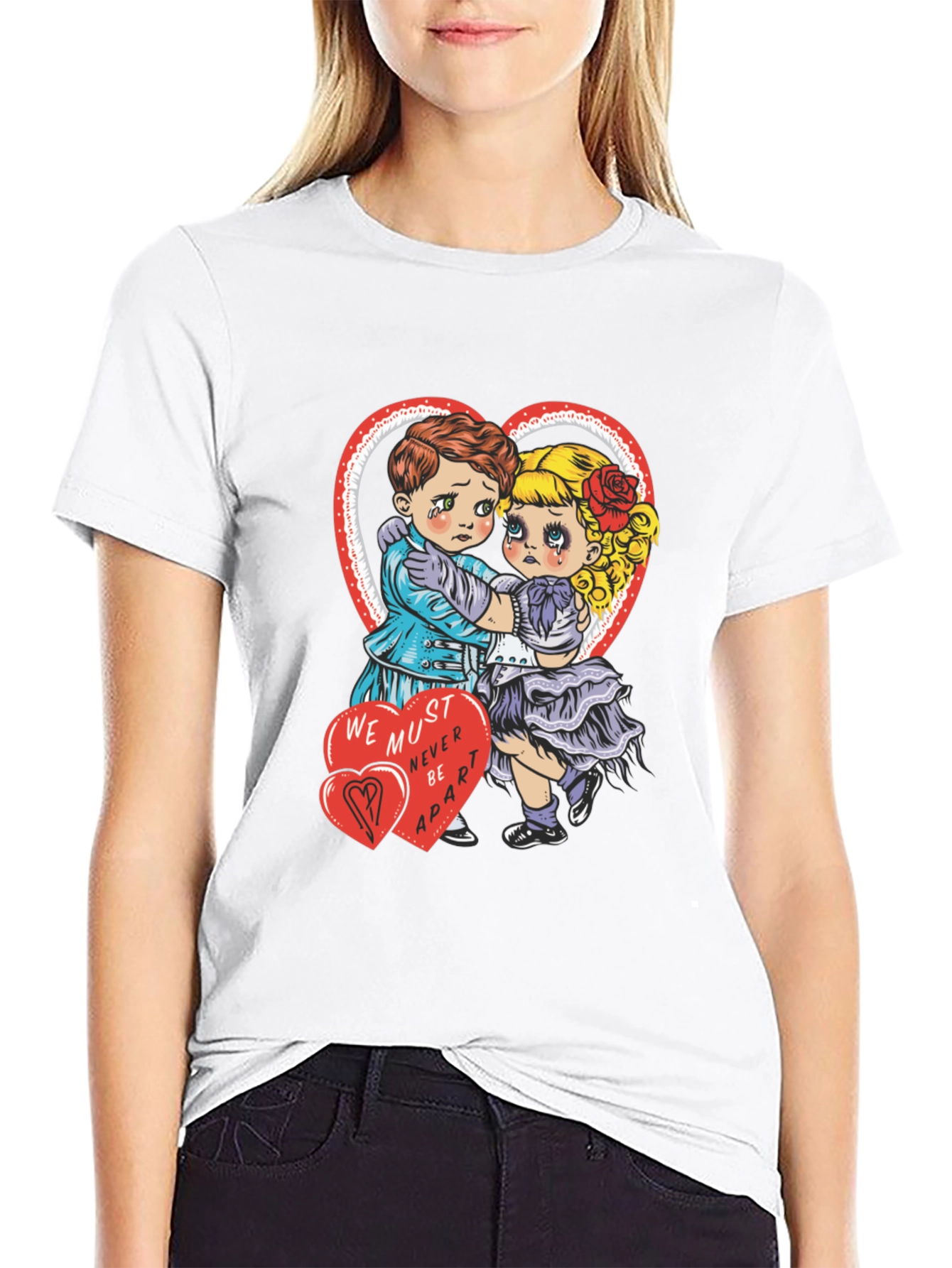 Sad Lovers Graphic Tee - Heart Valentines