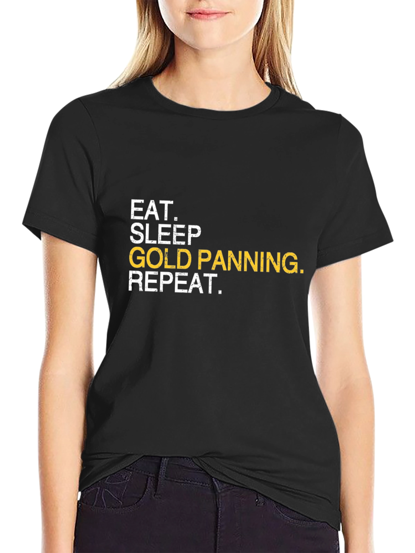 Eat Sleep Gold Panning Repeat T-Shirt