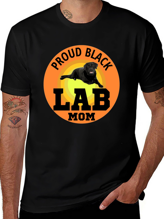 Proud Black Lab Mom T-Shirt