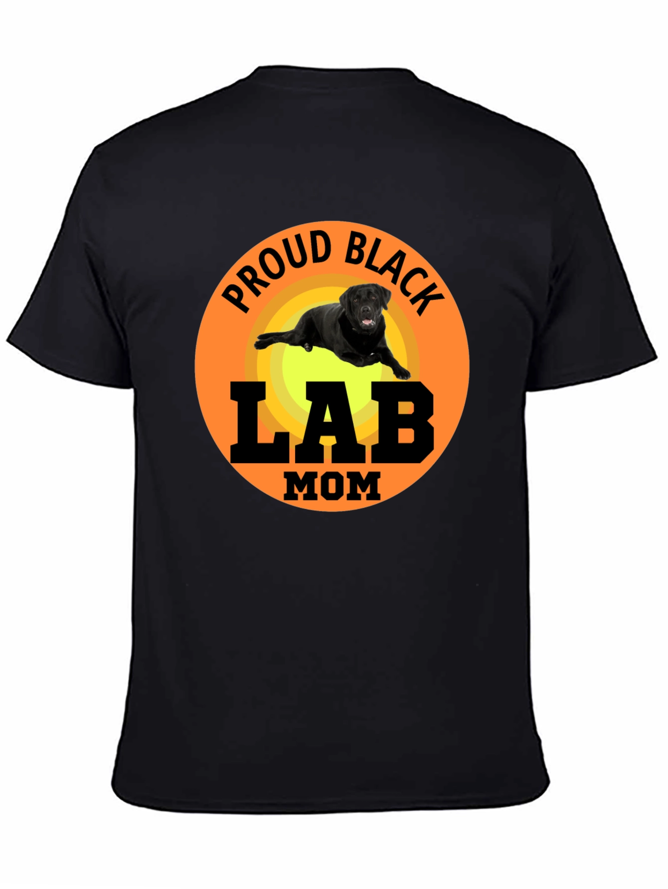 Proud Black Lab Mom T-Shirt