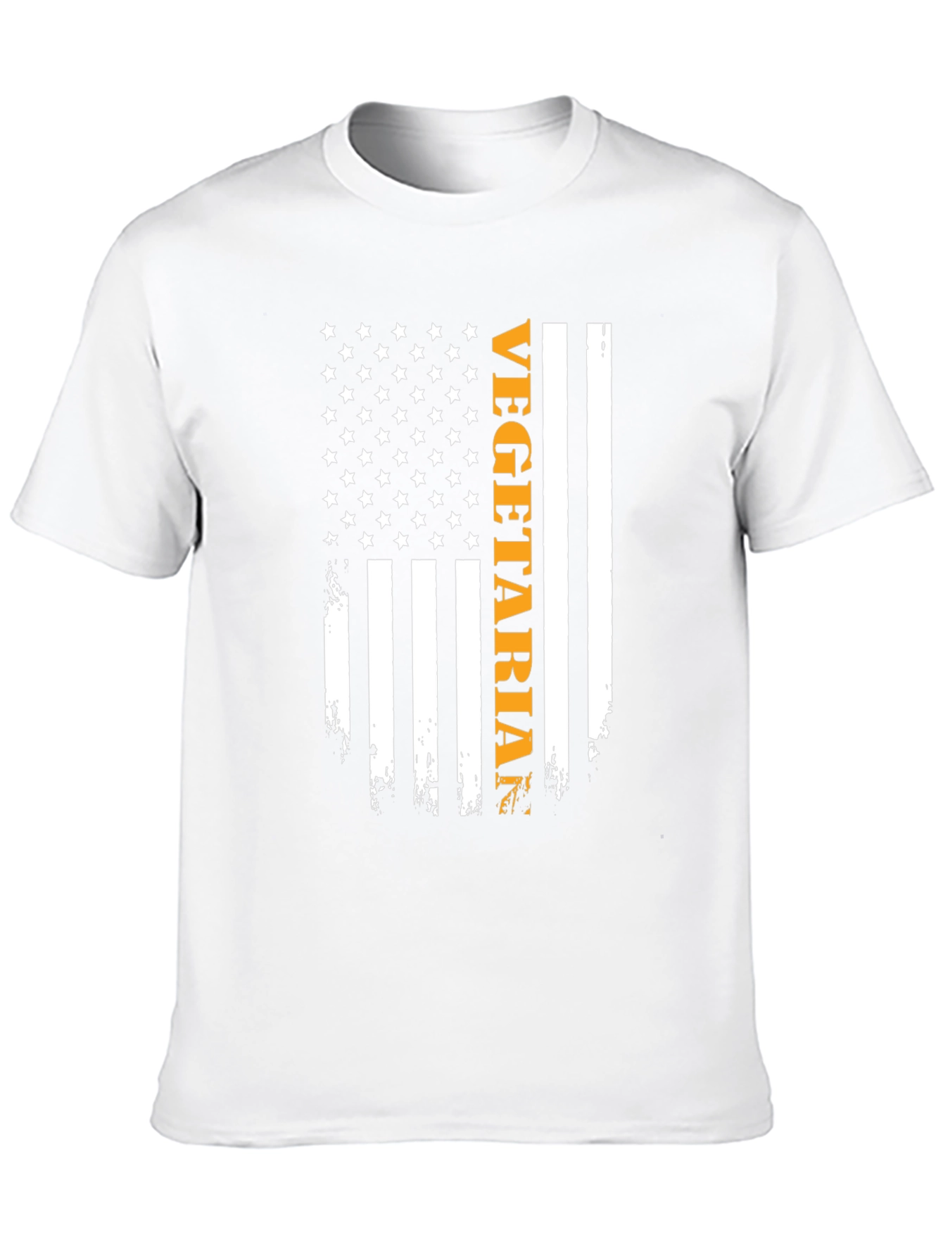 Vegetarian American Flag Graphic Tee