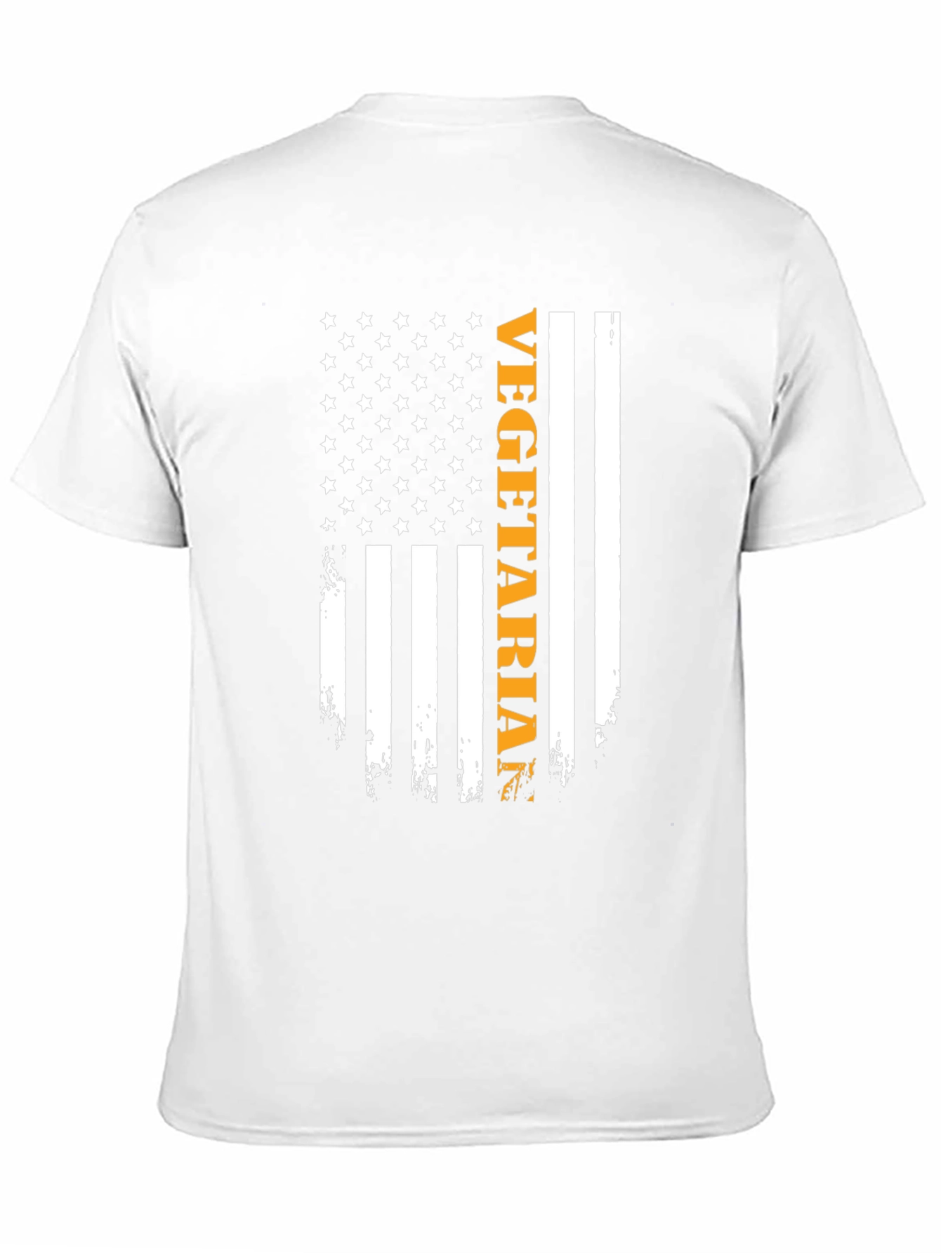 Vegetarian American Flag Graphic Tee