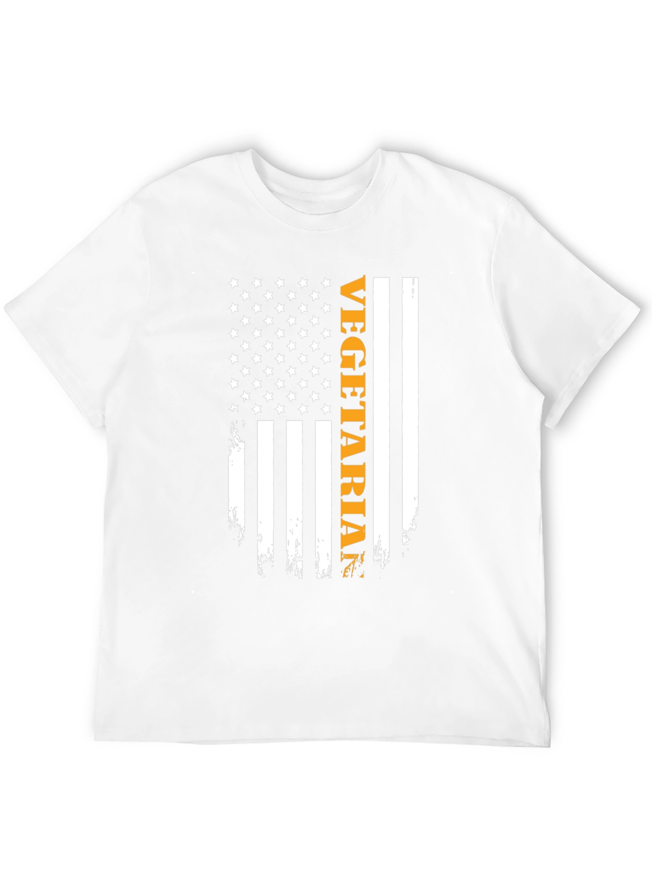 Vegetarian American Flag Graphic Tee