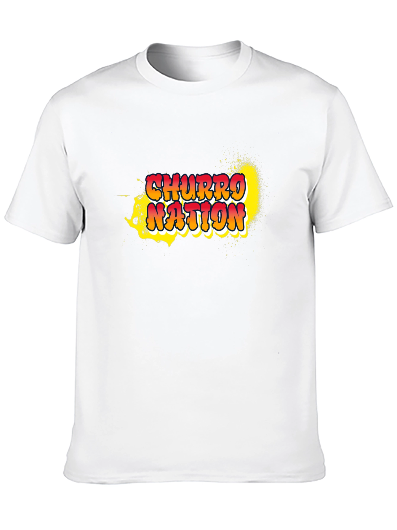 Churro Nation Graphic T-Shirt - Casual Black Tee