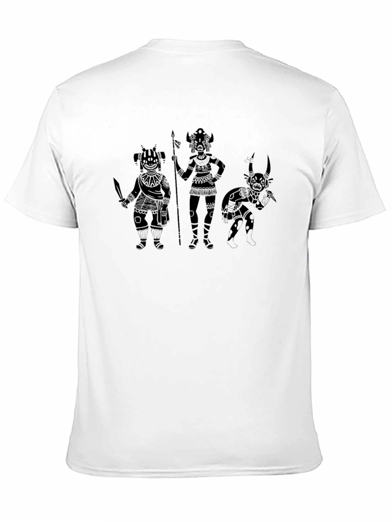 Tribal Art Black T-Shirt