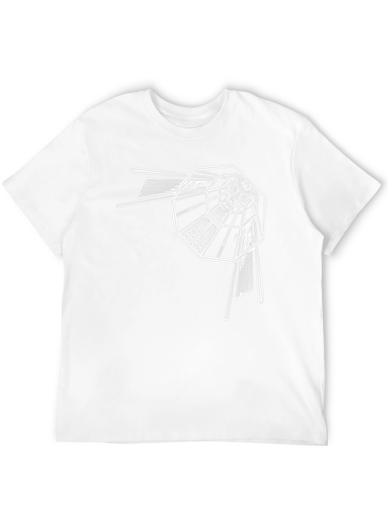 Abstract Tunnel Graphic Tee - Stylish Black T-Shirt