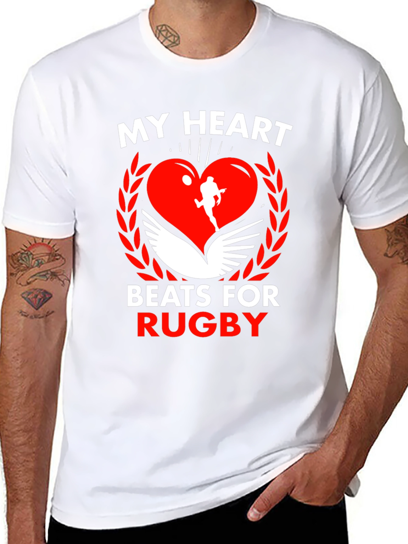 My Heart Beats For Rugby T-Shirt