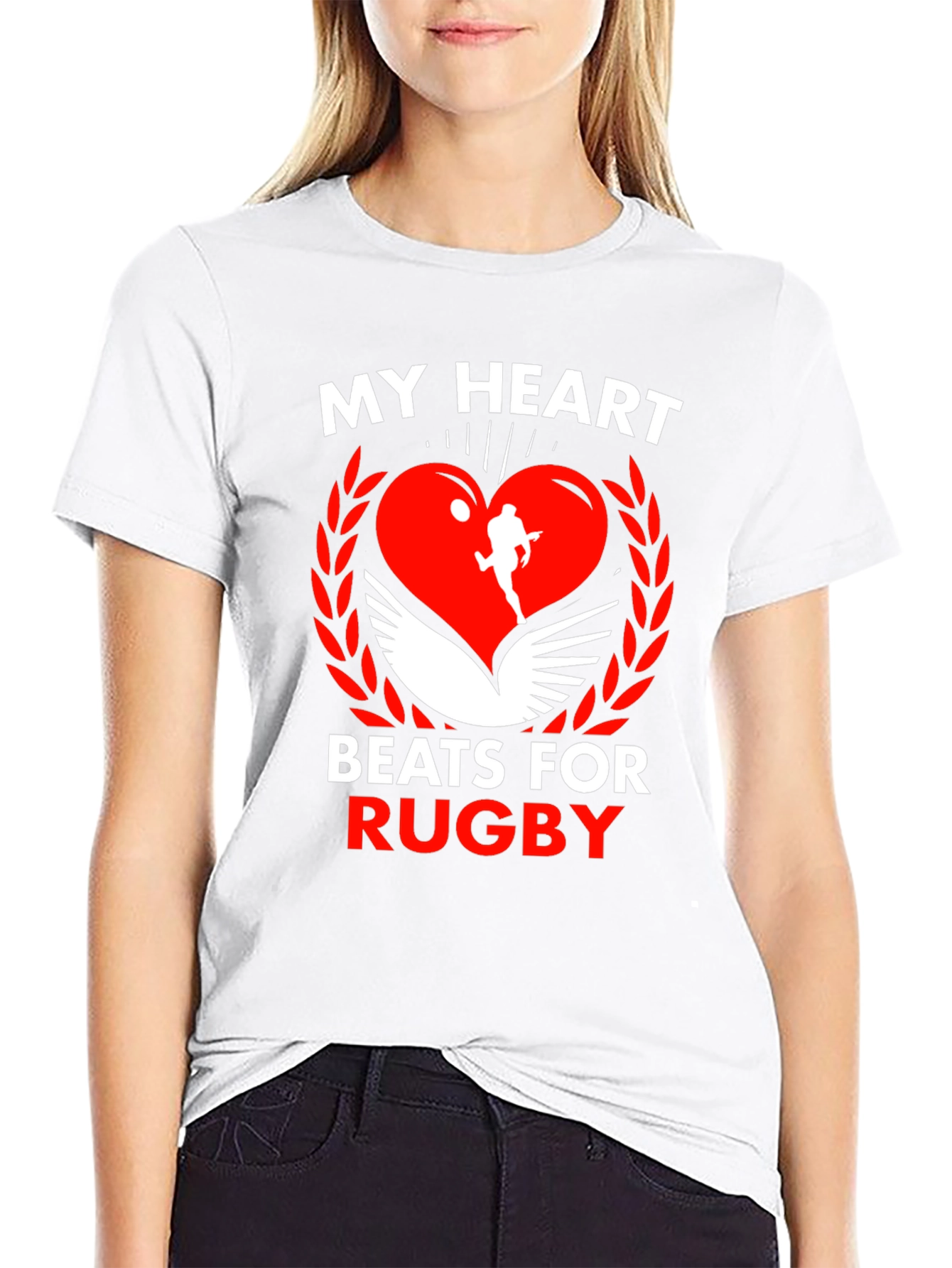 My Heart Beats For Rugby T-Shirt