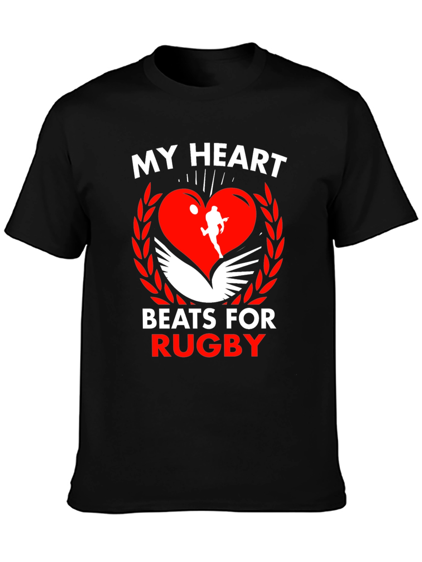 My Heart Beats For Rugby T-Shirt