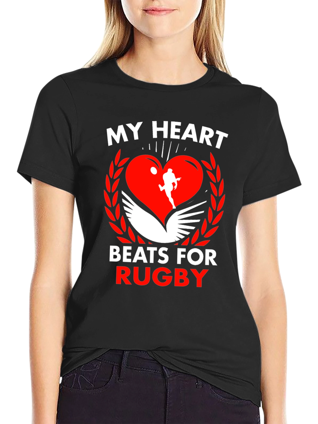 My Heart Beats For Rugby T-Shirt