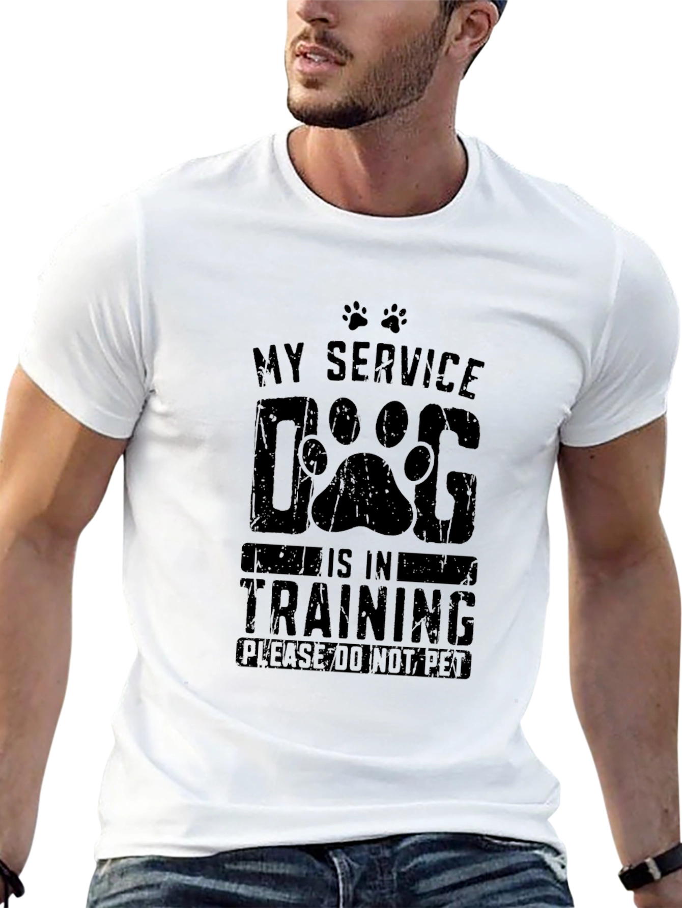 Service Dog In Training Graphic T-Shirt