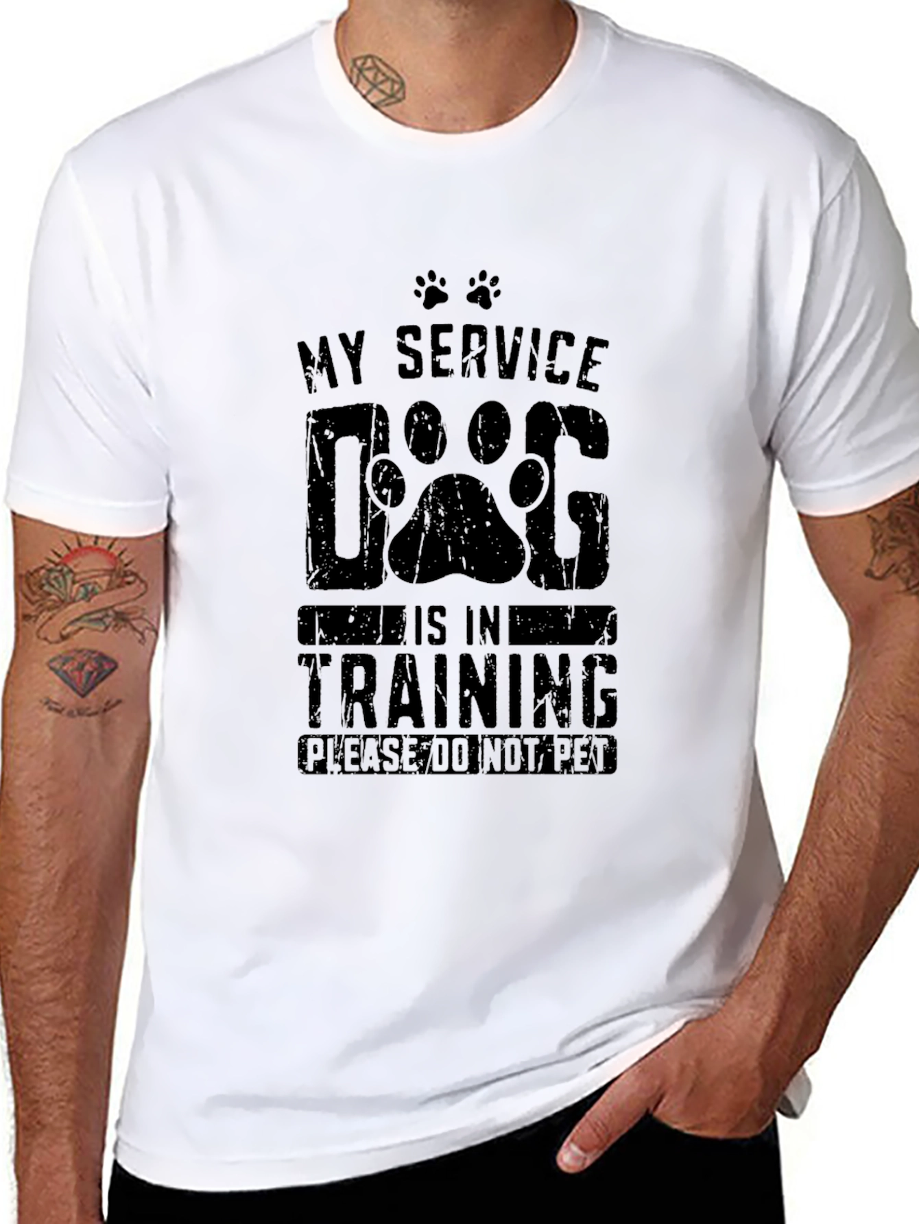 Service Dog In Training Graphic T-Shirt