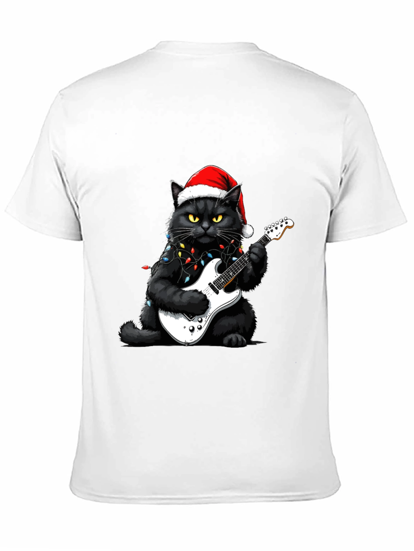 Rockin Christmas Cat T-Shirt