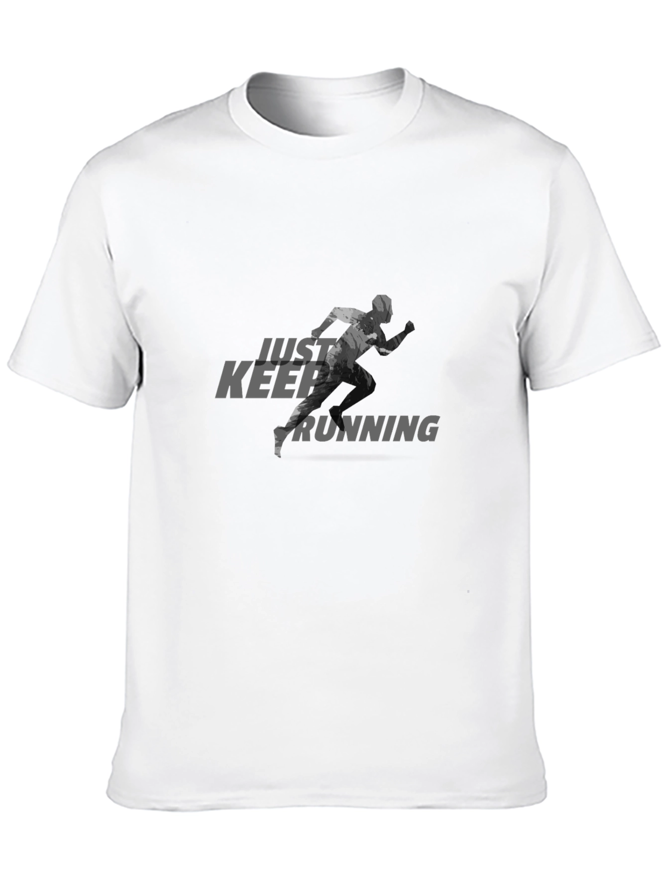 Just Keep Running Black T-Shirt