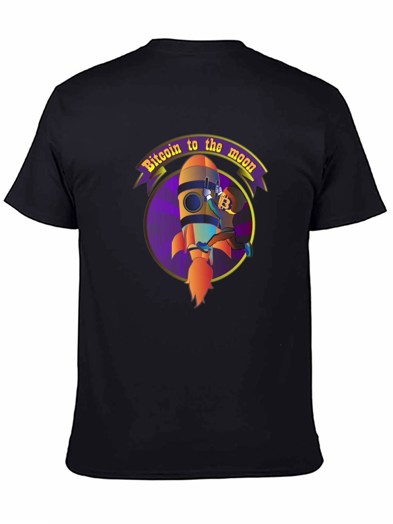 Bitcoin to the Moon T-Shirt Crypto HODL