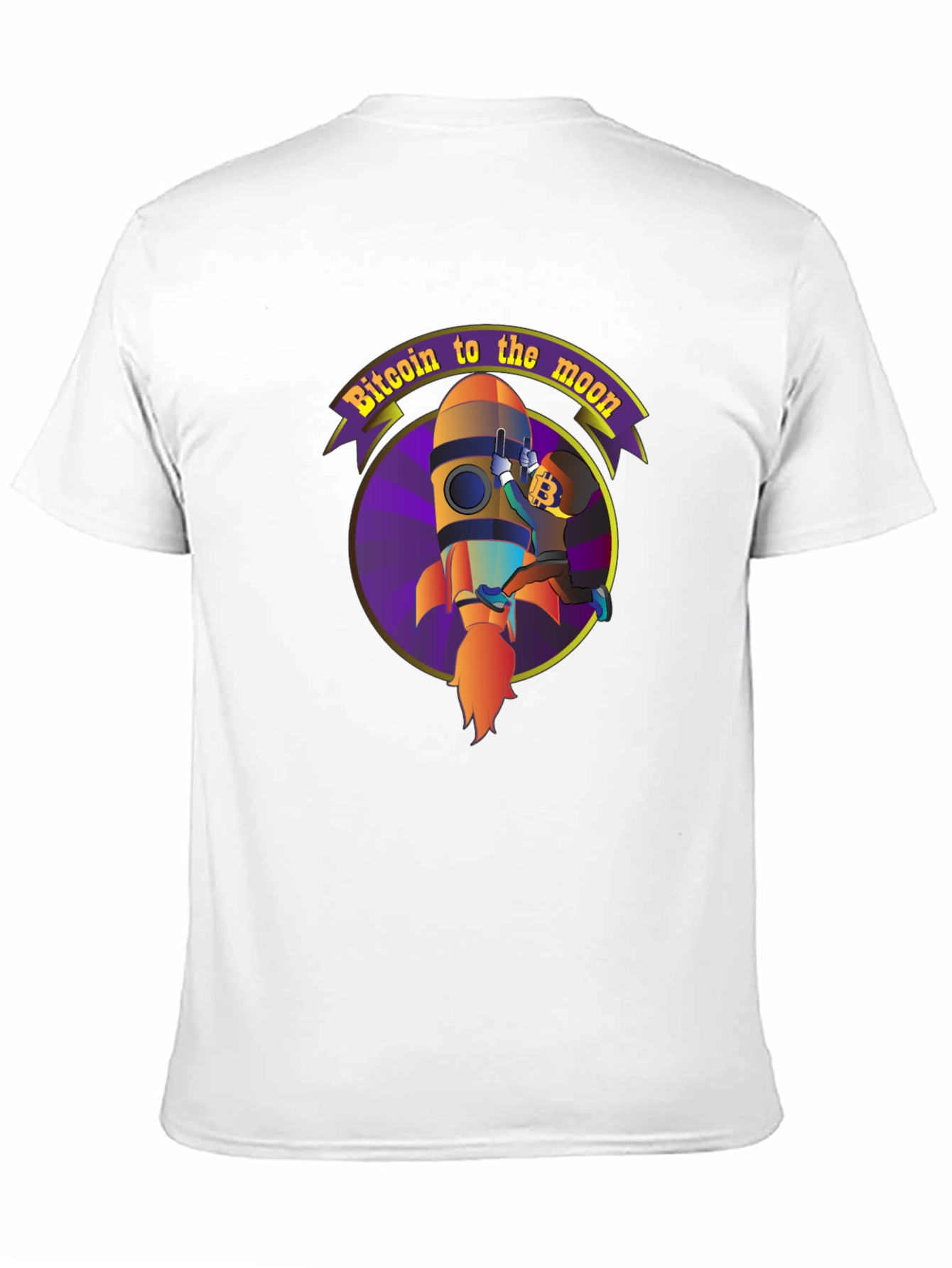 Bitcoin to the Moon T-Shirt Crypto HODL