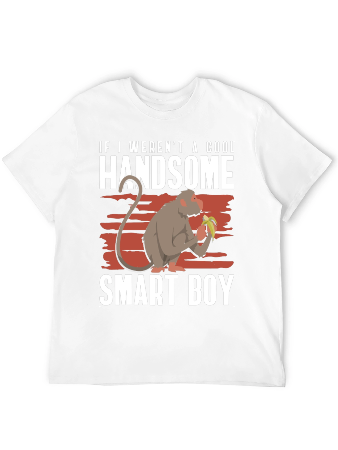 Cool Handsome Smart Boy Monkey T-Shirt