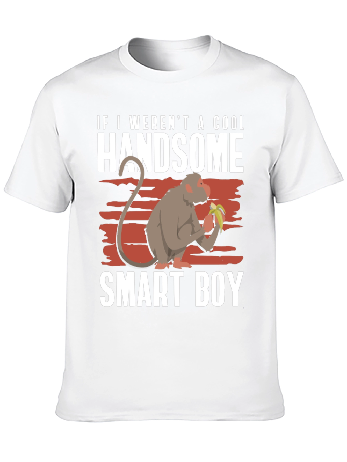 Cool Handsome Smart Boy Monkey T-Shirt
