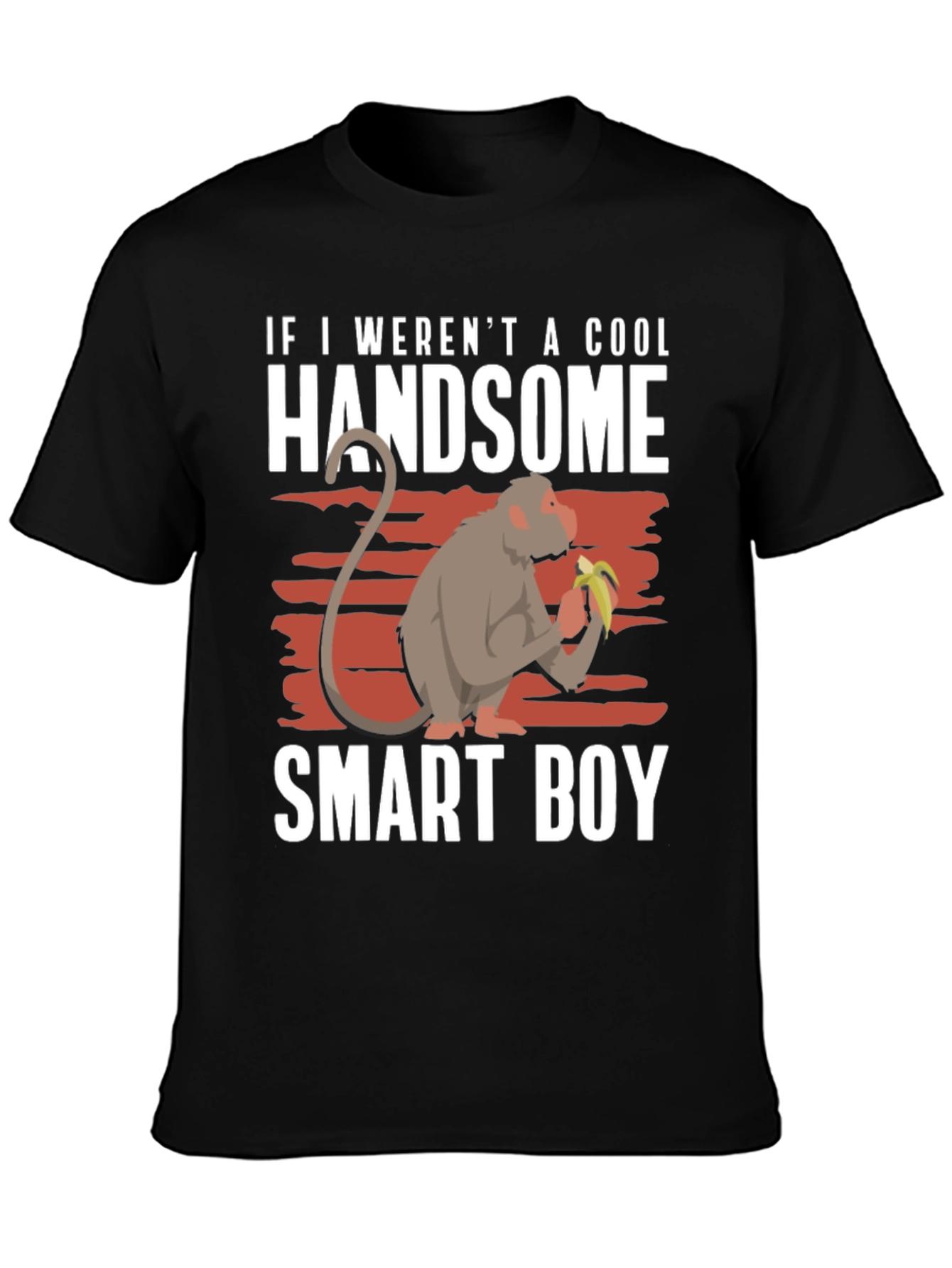 Cool Handsome Smart Boy Monkey T-Shirt