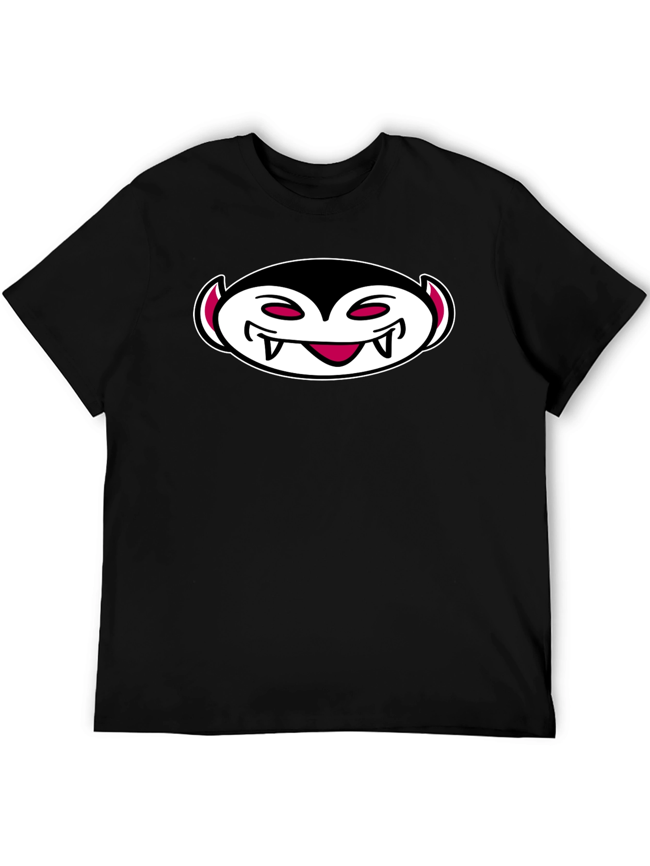 Cartoon Vampire Graphic T-Shirt - Halloween Style
