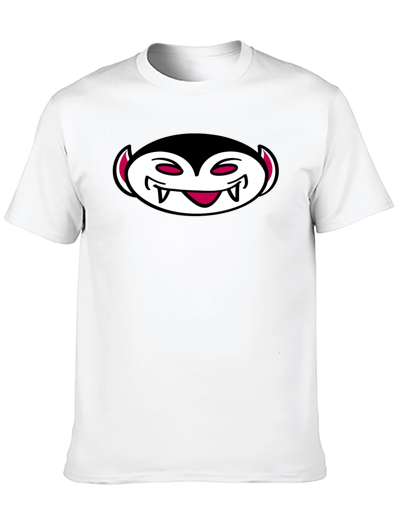 Cartoon Vampire Graphic T-Shirt - Halloween Style