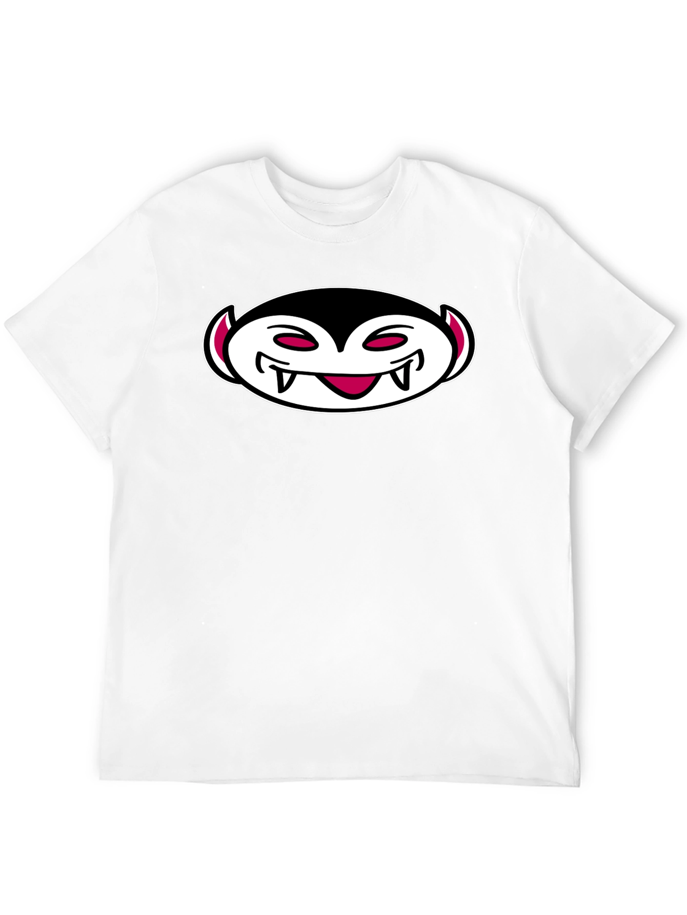 Cartoon Vampire Graphic T-Shirt - Halloween Style