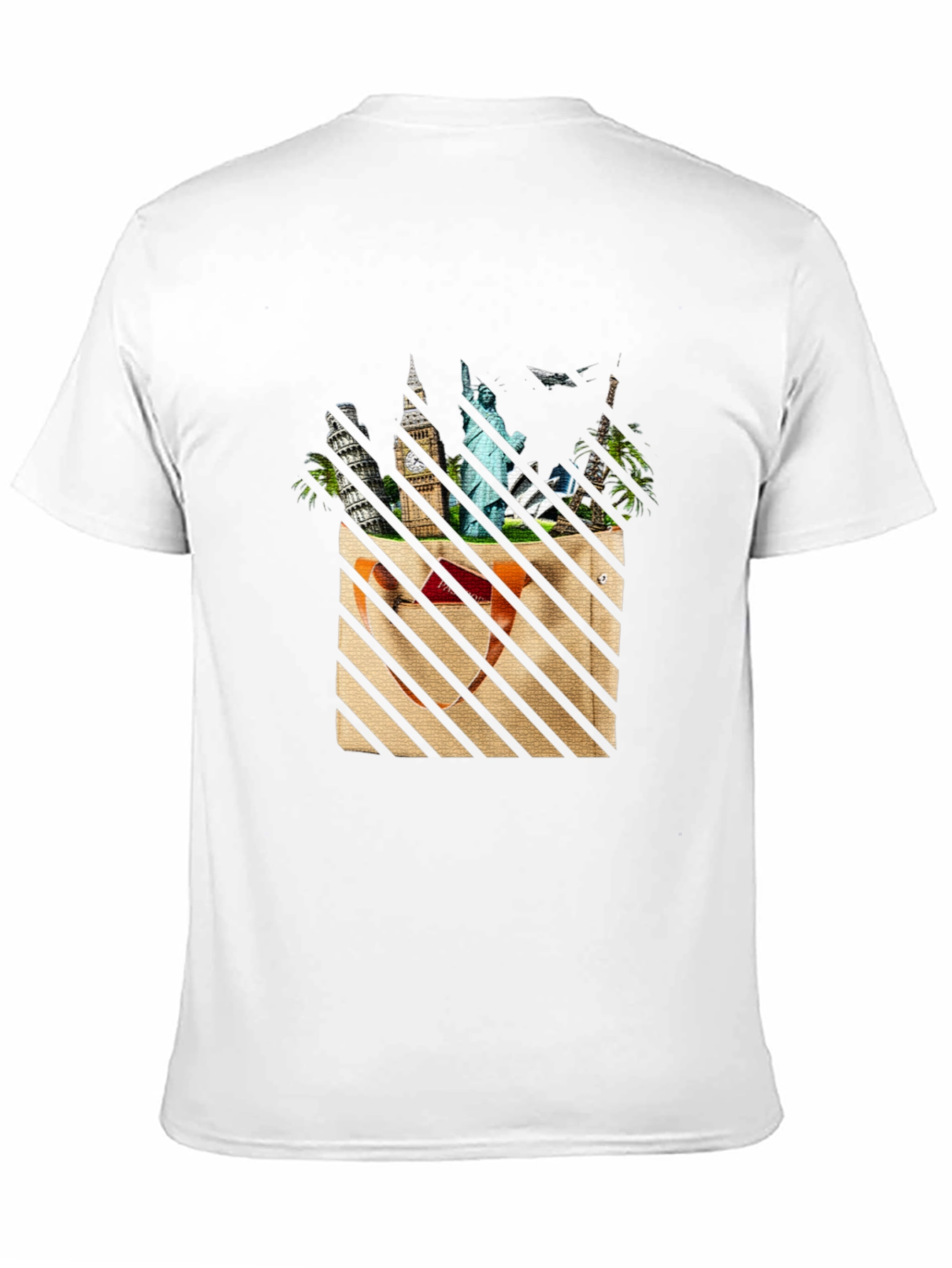 World Travel Black T-Shirt