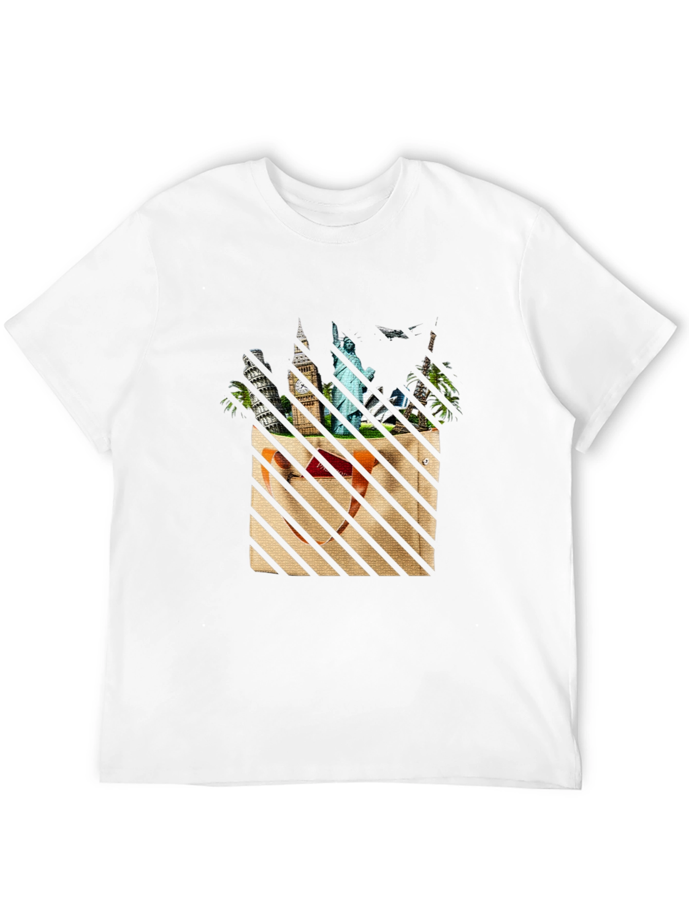 World Travel Black T-Shirt