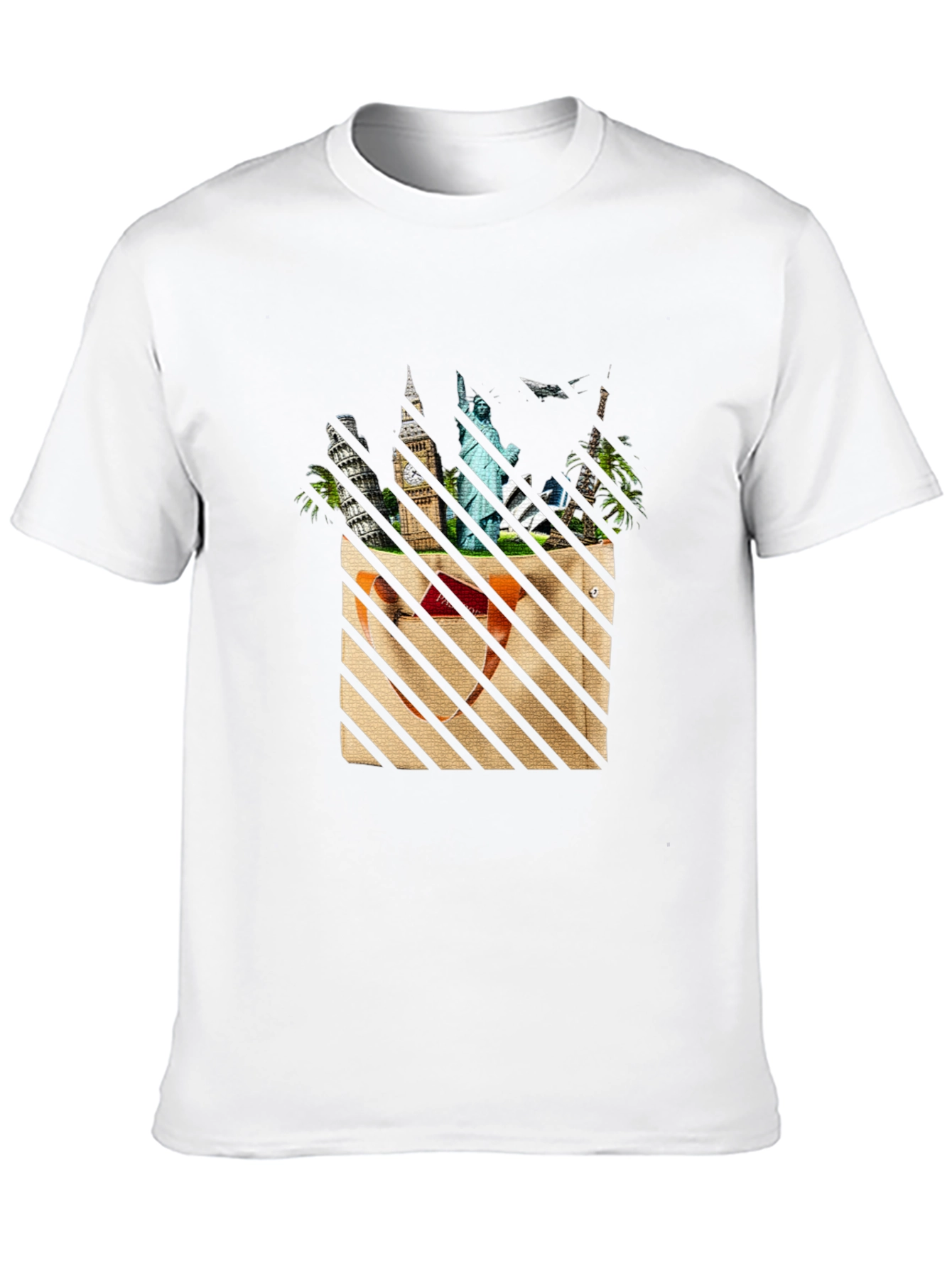 World Travel Black T-Shirt