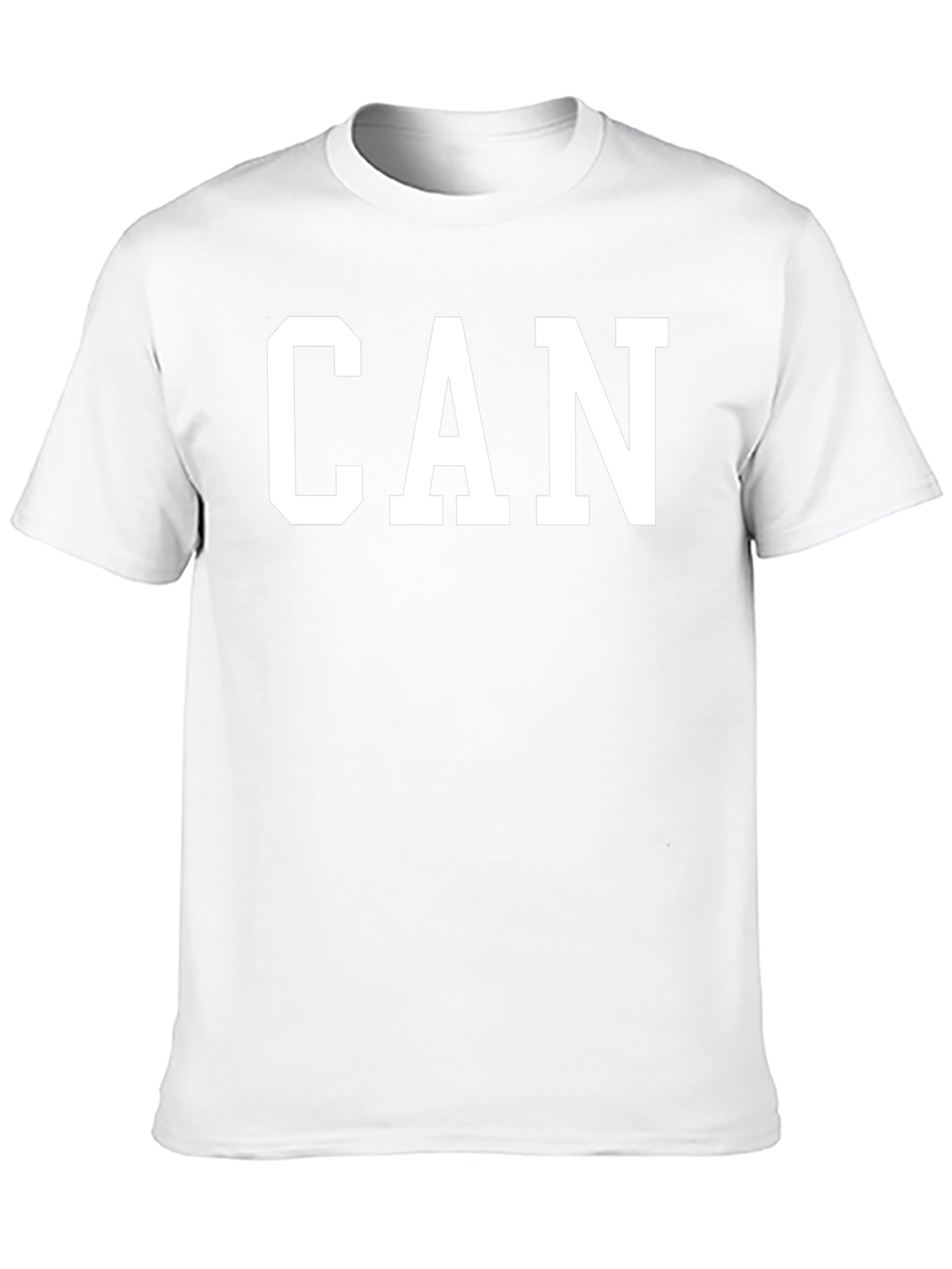 CAN Bold Graphic Tee - Black Cotton T-Shirt
