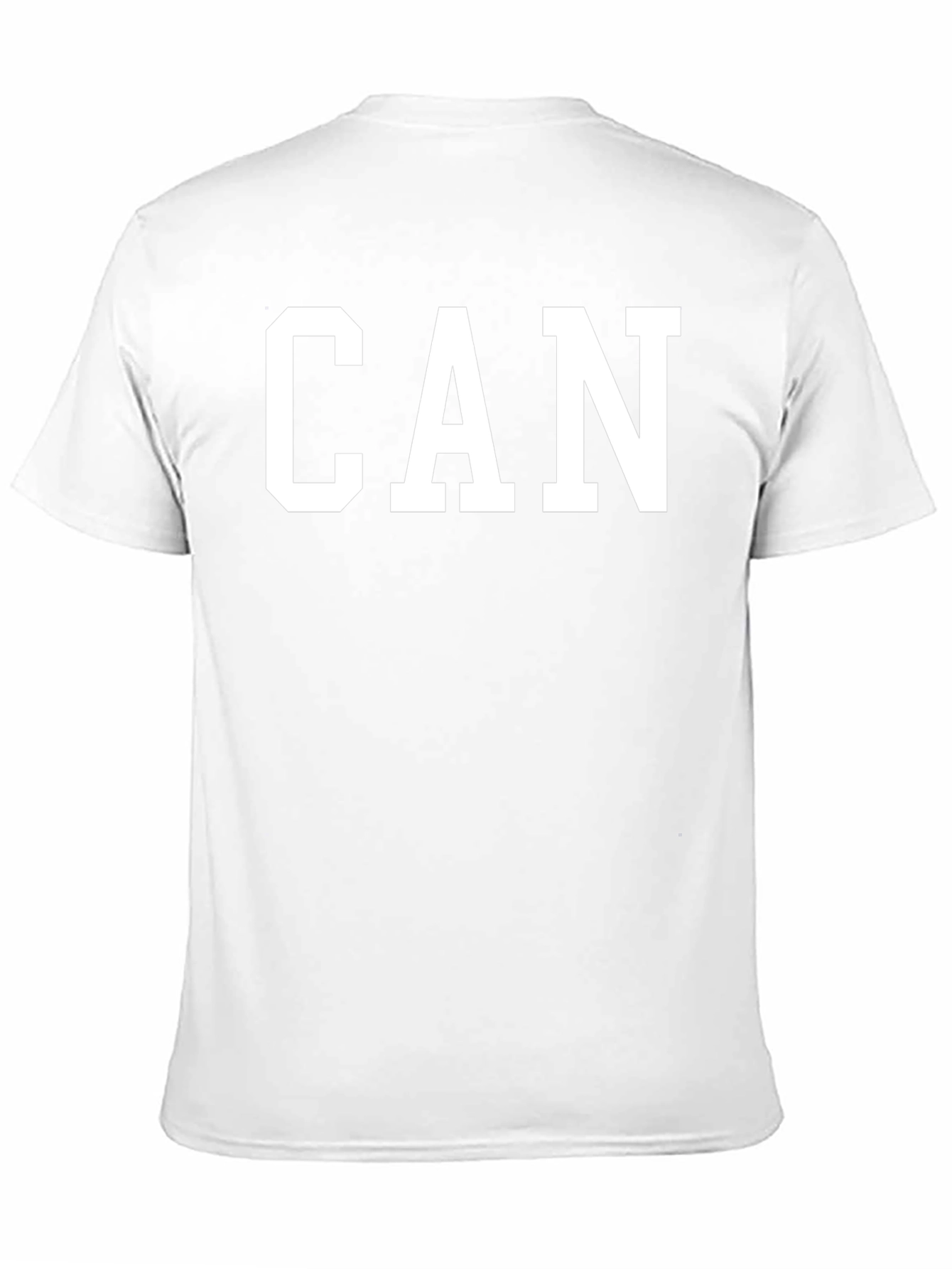 CAN Bold Graphic Tee - Black Cotton T-Shirt