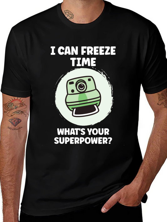 Freeze Time Camera T-Shirt - Superpower Tee