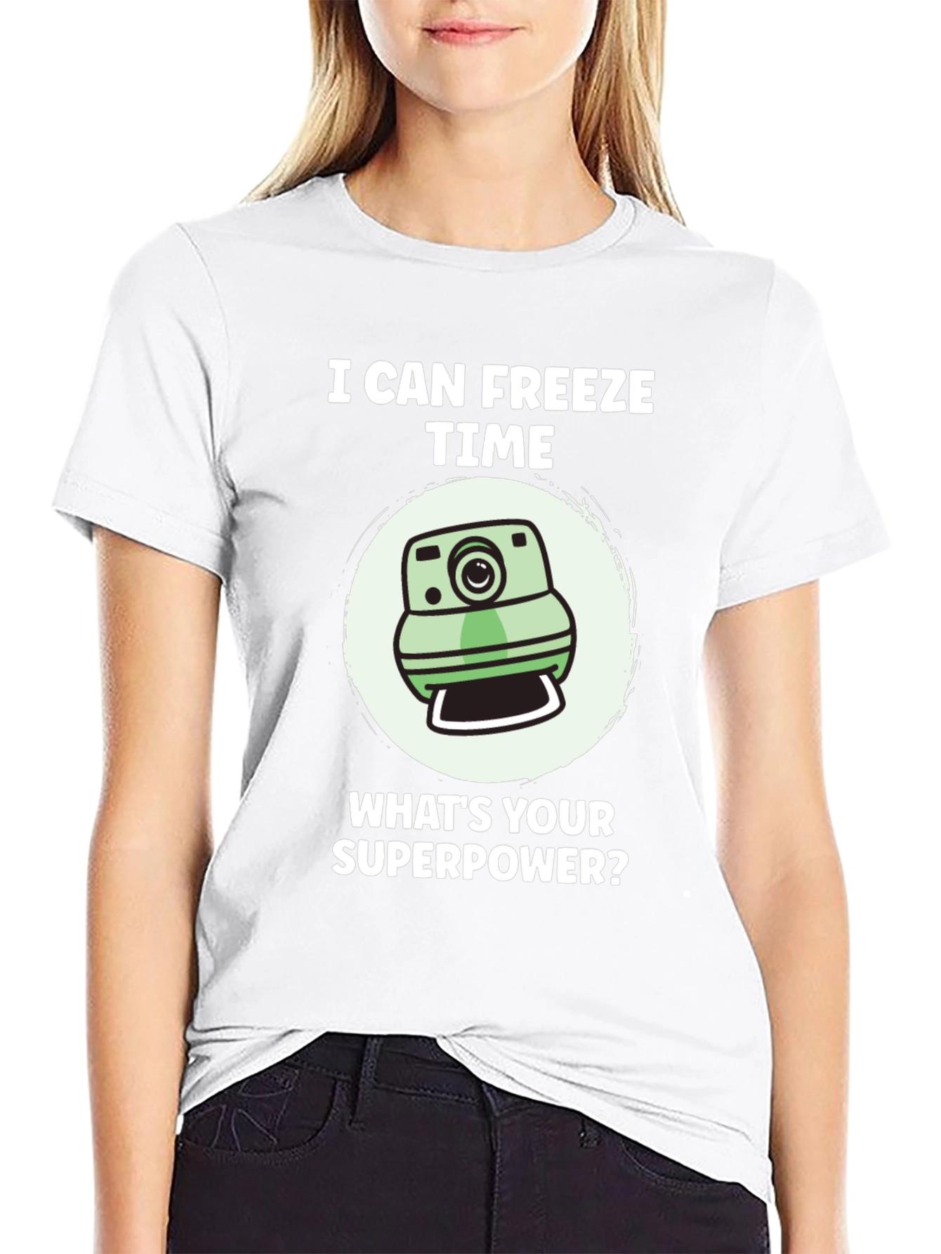 Freeze Time Camera T-Shirt - Superpower Tee
