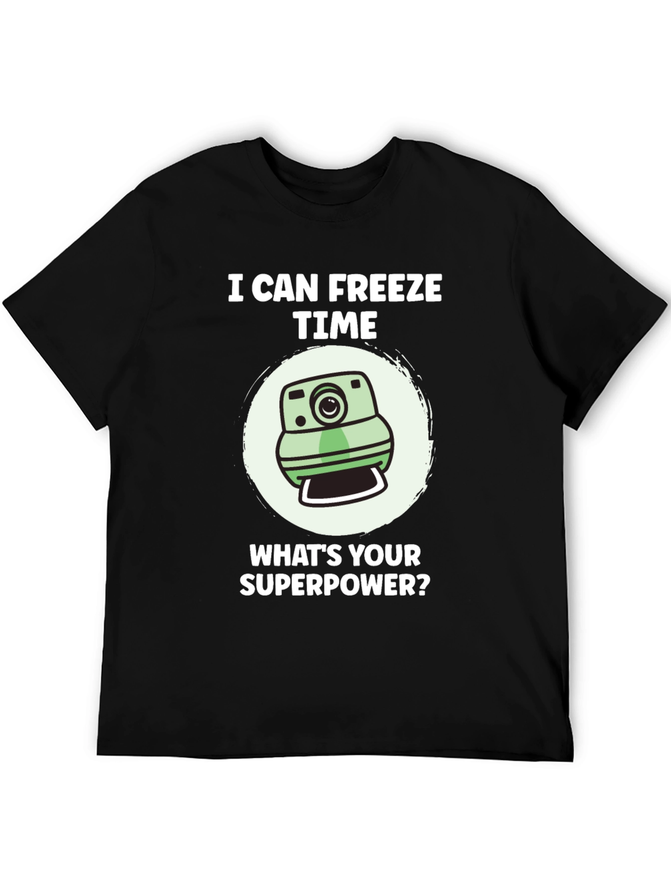 Freeze Time Camera T-Shirt - Superpower Tee
