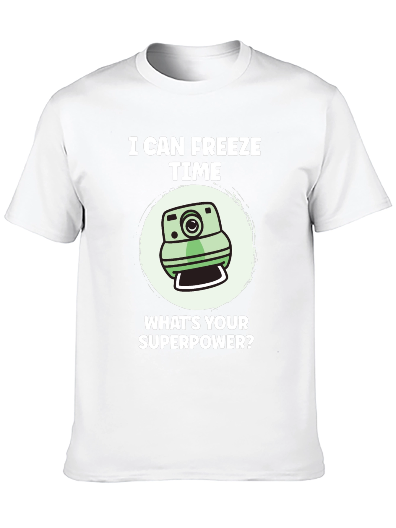Freeze Time Camera T-Shirt - Superpower Tee