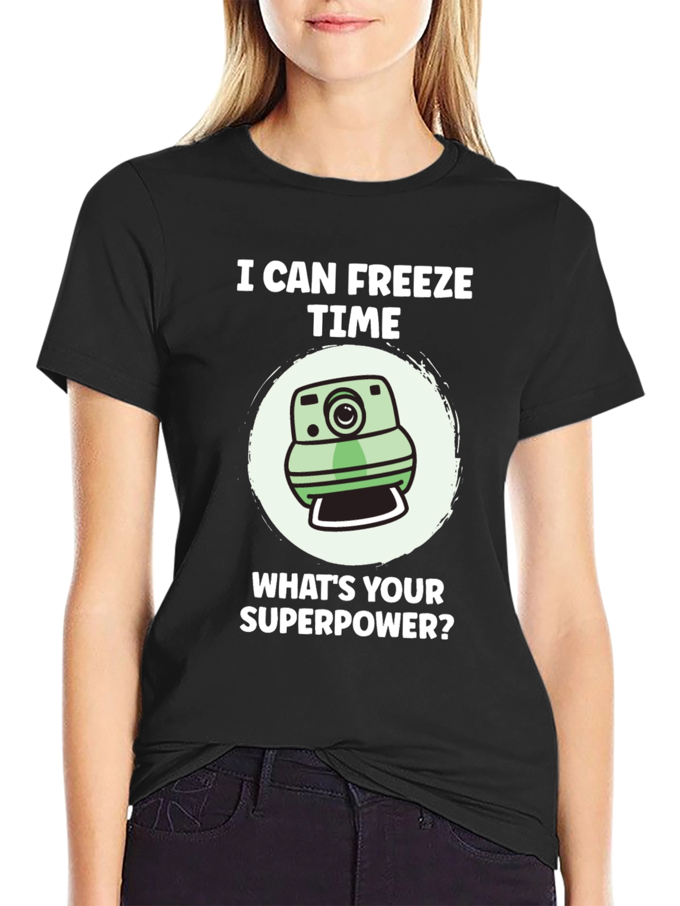 Freeze Time Camera T-Shirt - Superpower Tee