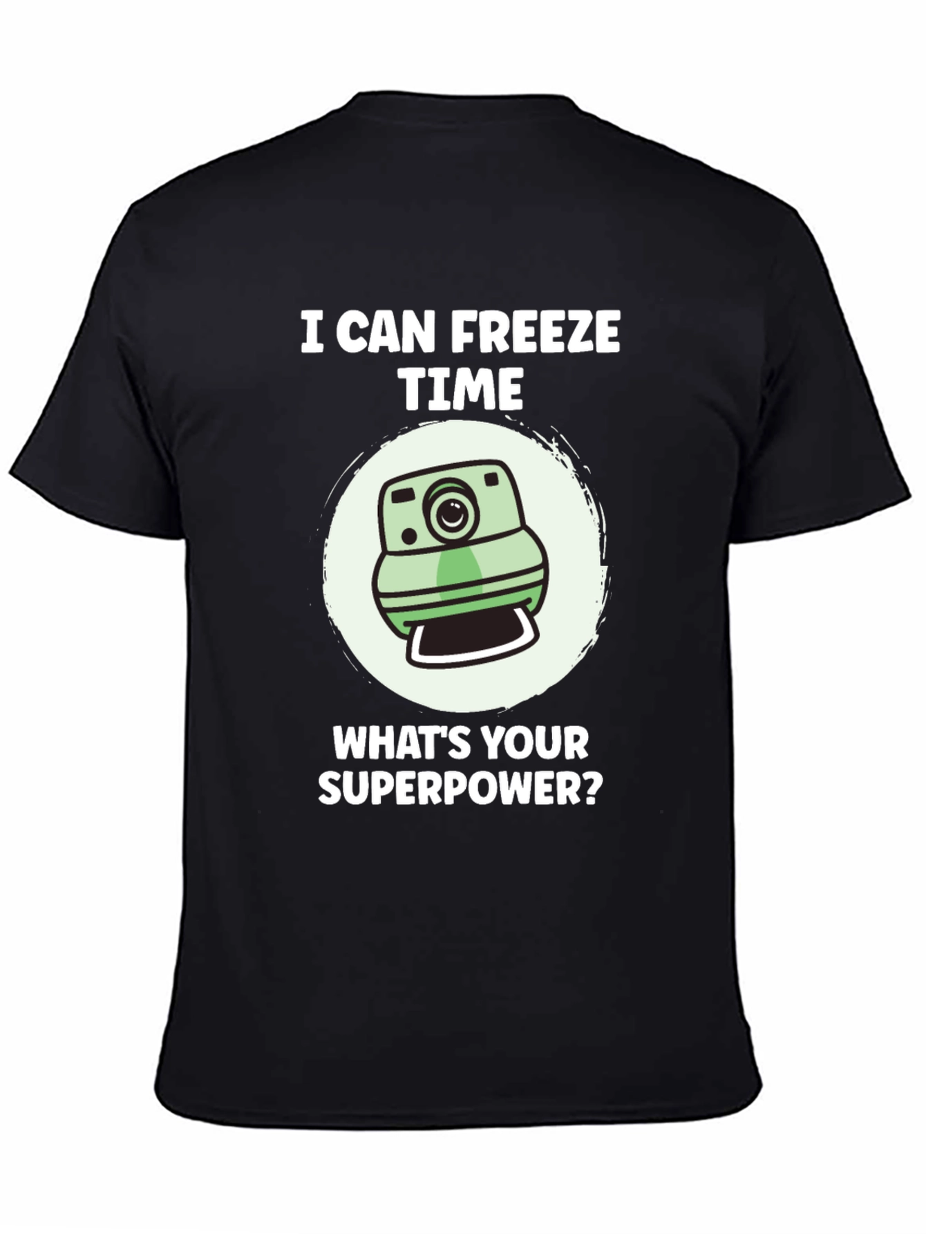 Freeze Time Camera T-Shirt - Superpower Tee