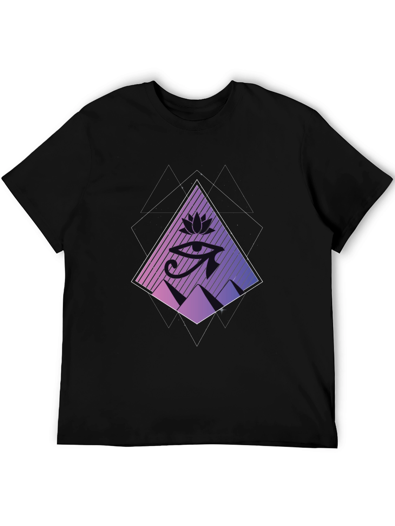 Eye of Horus Graphic Tee - Black