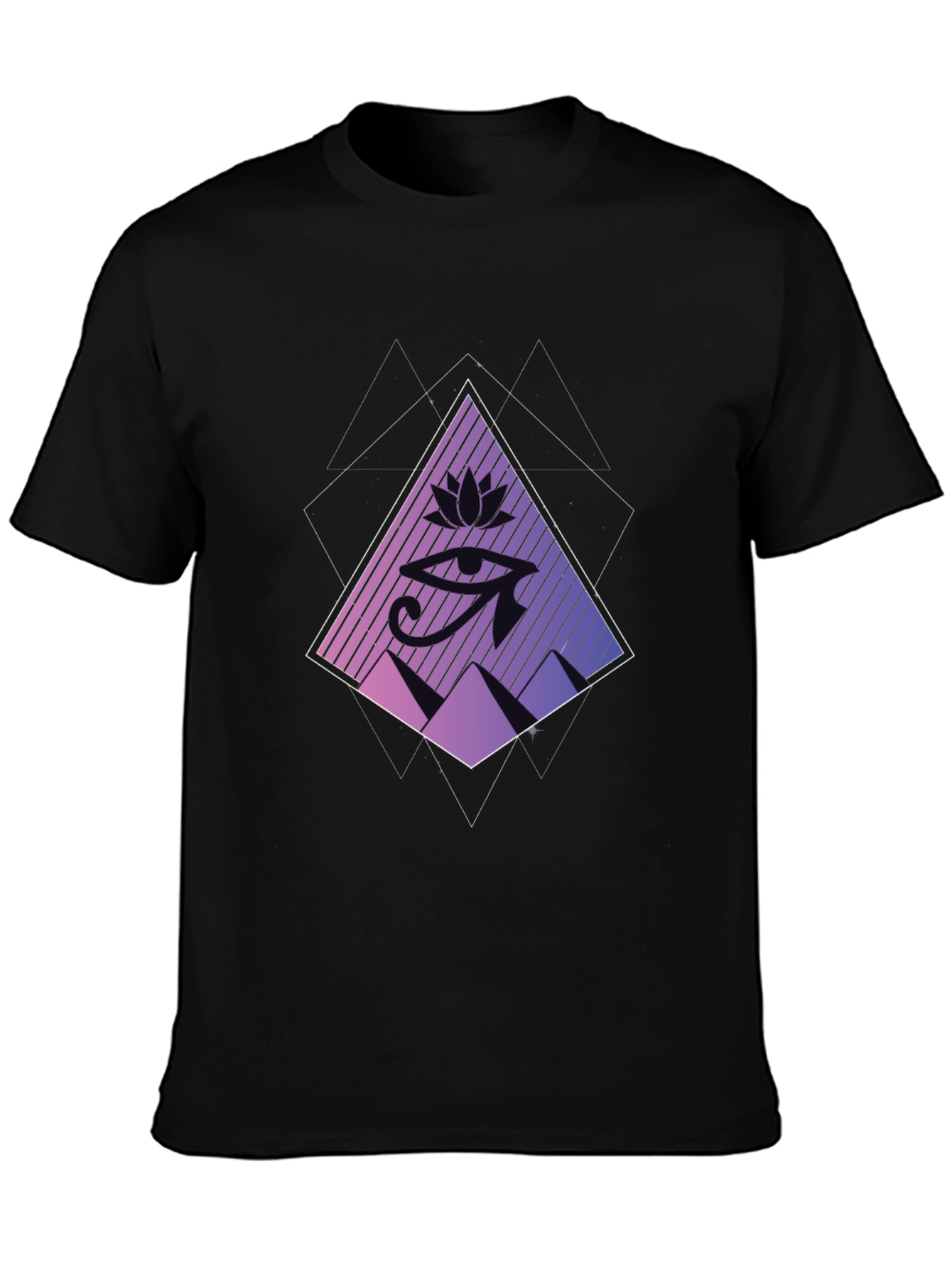 Eye of Horus Graphic Tee - Black