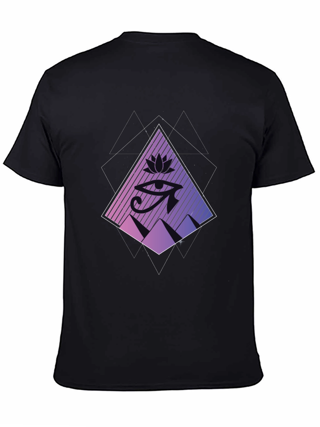 Eye of Horus Graphic Tee - Black