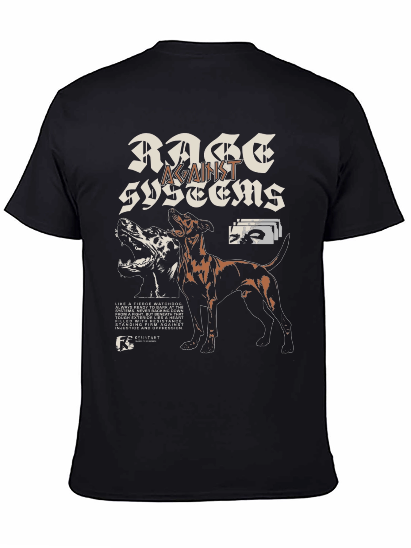 Rage Against Systems Graphic T-Shirt - Black