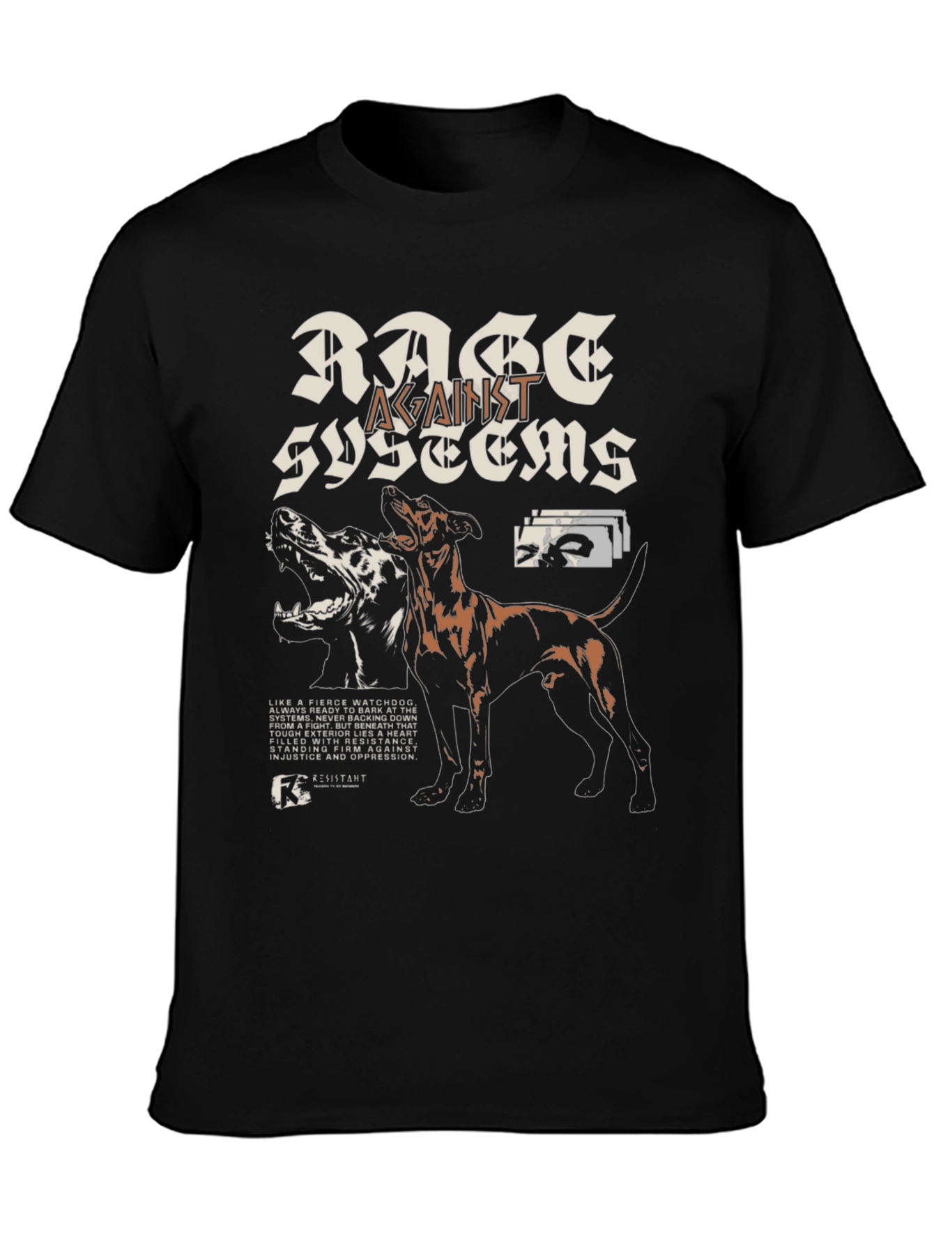 Rage Against Systems Graphic T-Shirt - Black