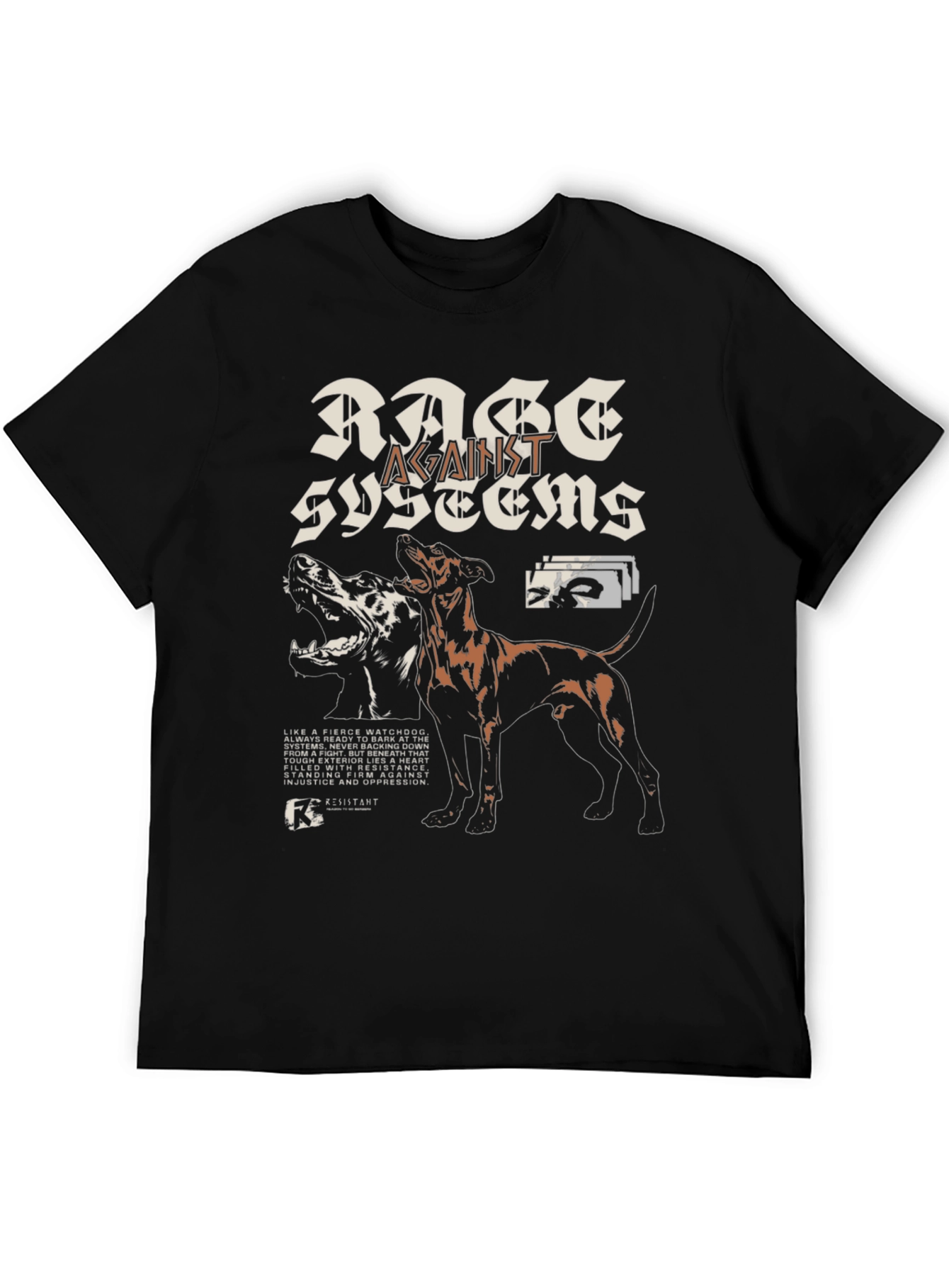Rage Against Systems Graphic T-Shirt - Black