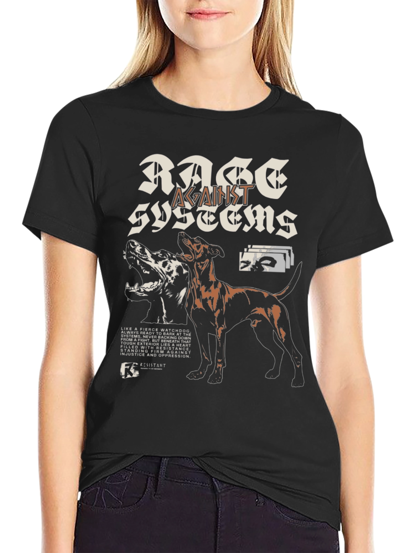 Rage Against Systems Graphic T-Shirt - Black