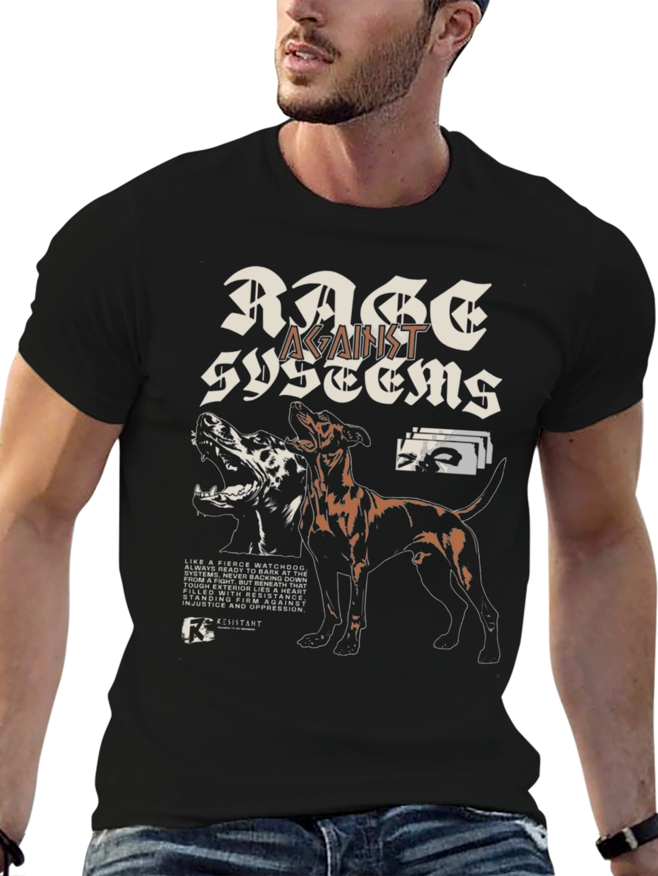 Rage Against Systems Graphic T-Shirt - Black