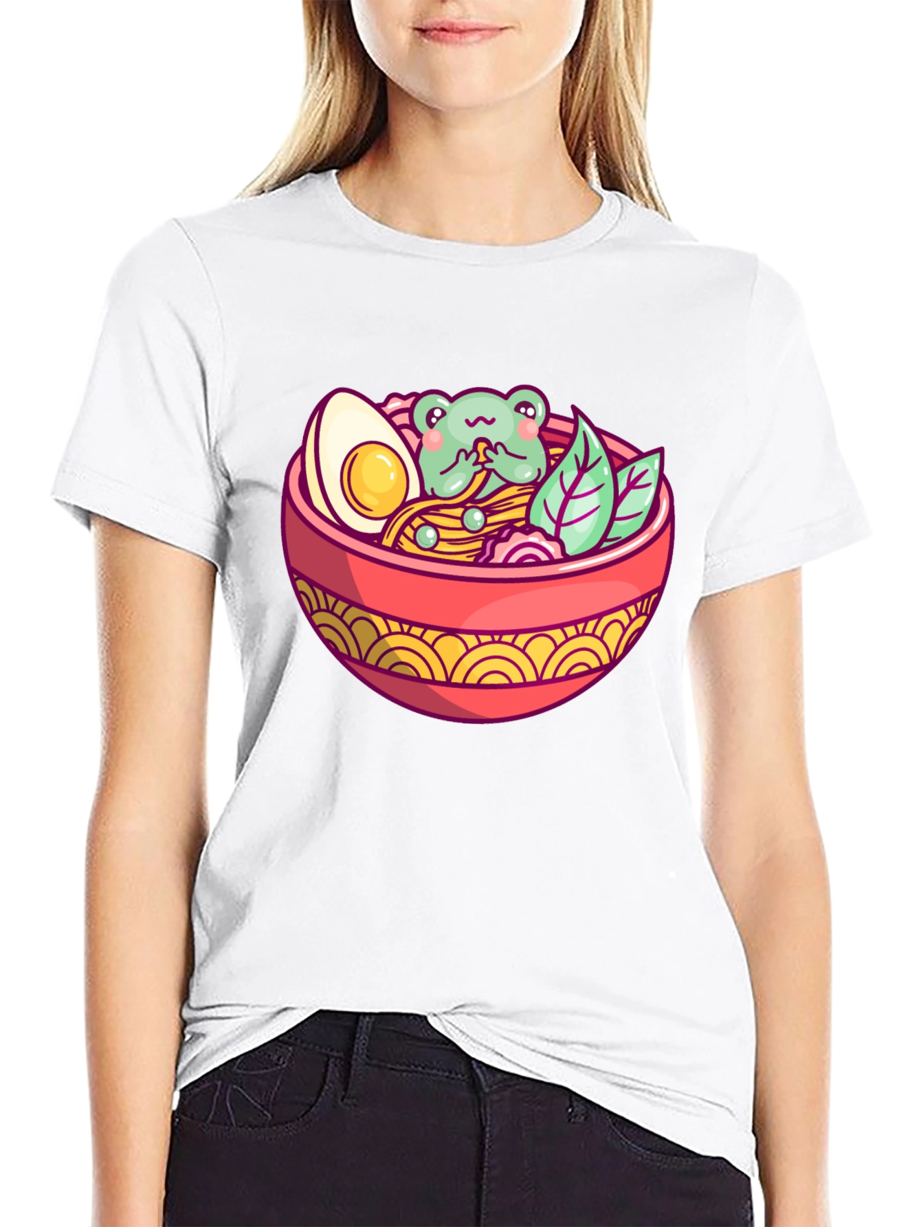 Ramen Frog Graphic T-Shirt