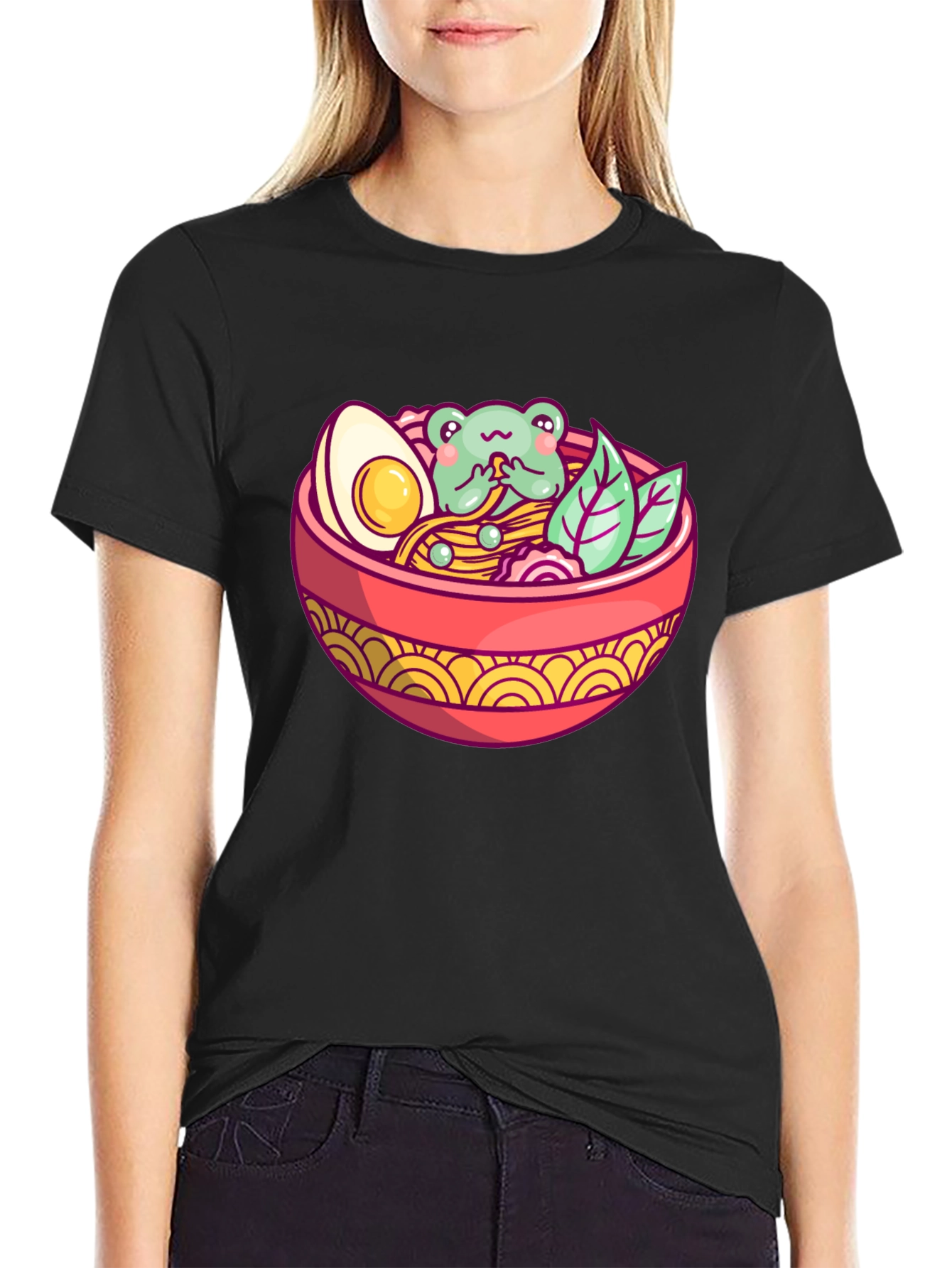 Ramen Frog Graphic T-Shirt
